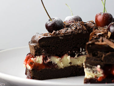 Black Forest Brownie Cake Low Calorie